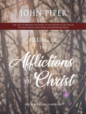 cover image of Filling Up the Afflictions of Christ